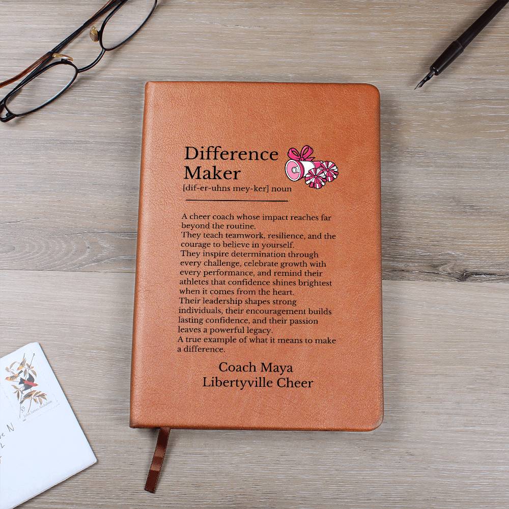 Cheerleading Difference Maker Journal