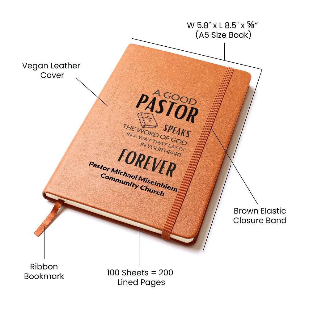 Pastor Personalized Journal-[Heartfelt Family Gift]