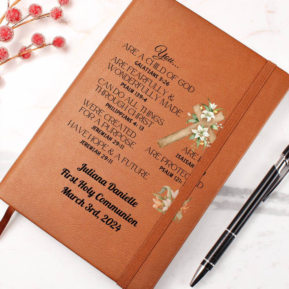 Personalized Bible Verse Journal for Girl or Woman-[Heartfelt Family Gift]