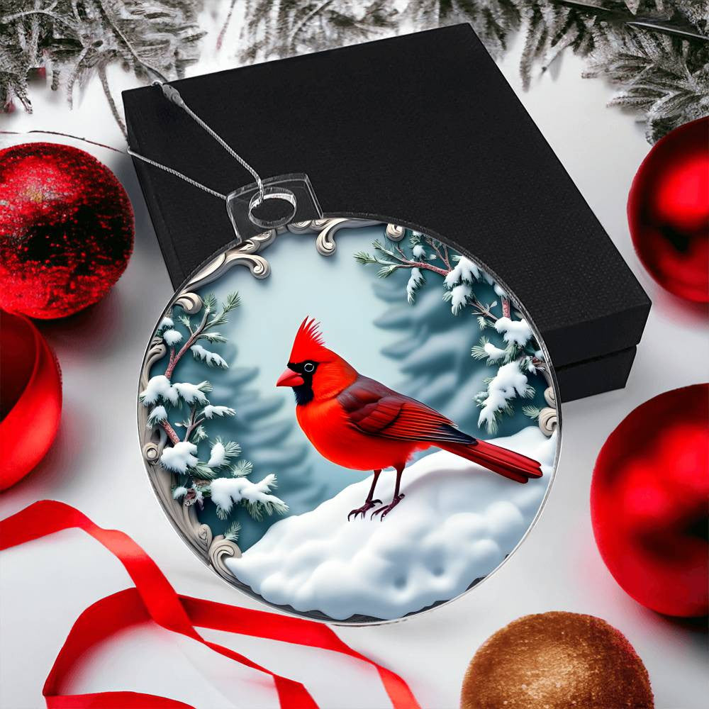 Cardinal Christmas Ornament