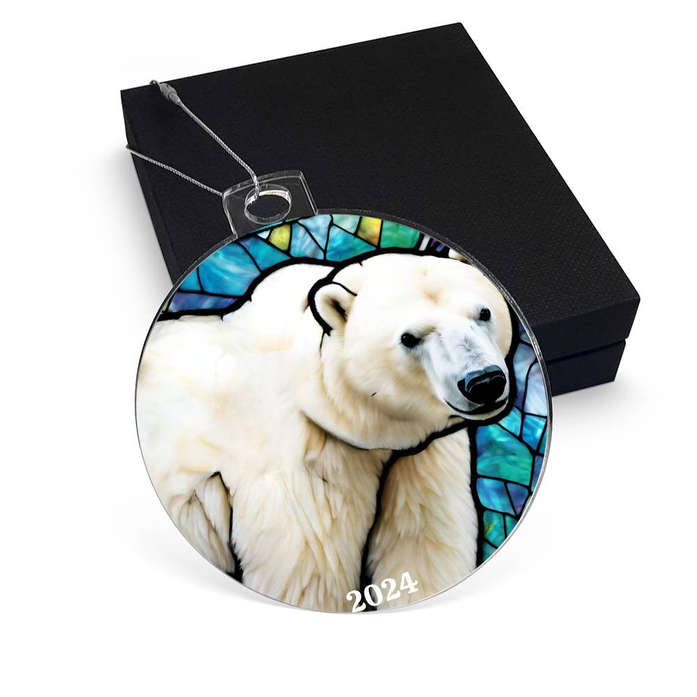 Polar Bear Christmas Ornament-[Heartfelt Family Gift]