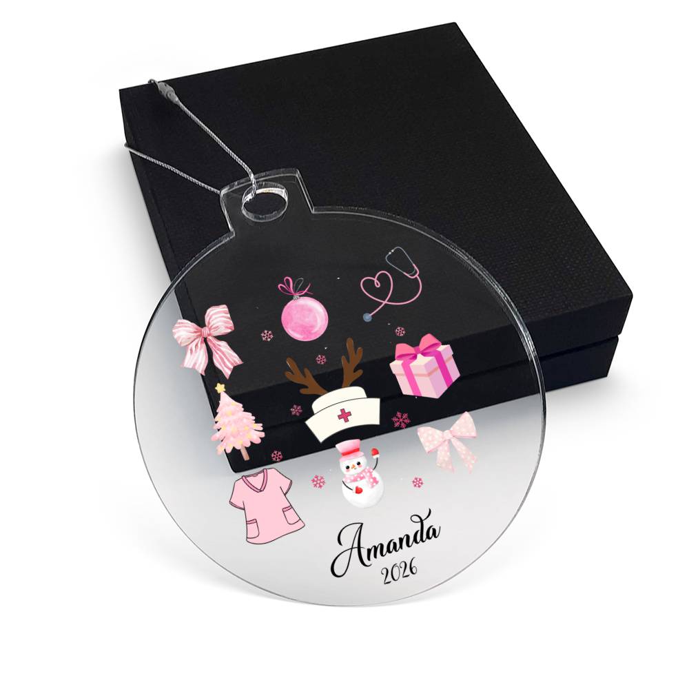 Nurse Acrylic Christmas Ornament