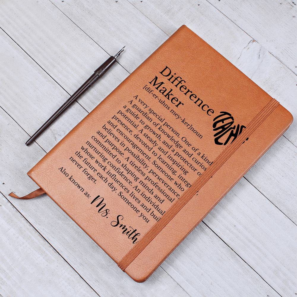 Difference Maker Journal for Teacher