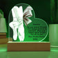 Personalized Dance Gift for Recital or Senior Year Acrylic Heart Plaque-[Heartfelt Family Gift]