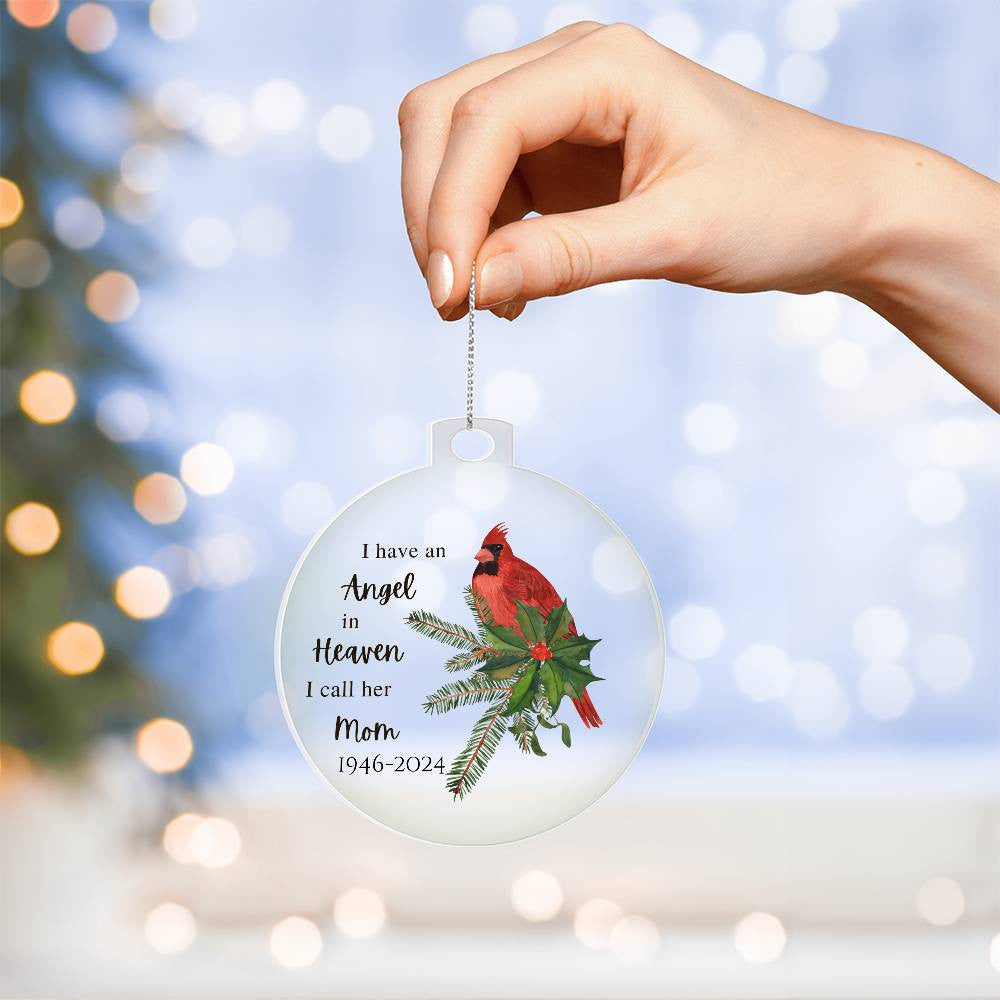 Mom Remembrance Ornament-[Heartfelt Family Gift]