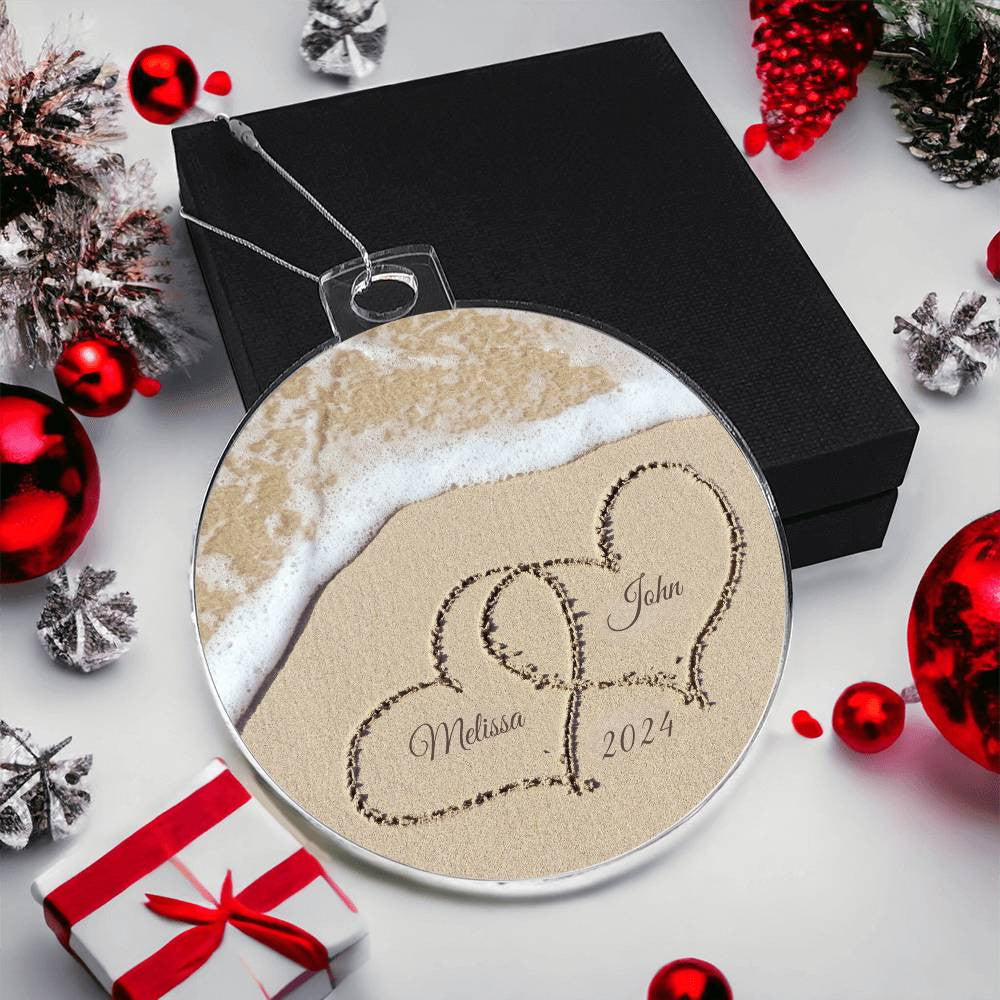 Beach Ornament for Couple-[Heartfelt Family Gift]