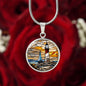 Lighthouse Engraved Necklace in Gold or Silver-[Heartfelt Family Gift]