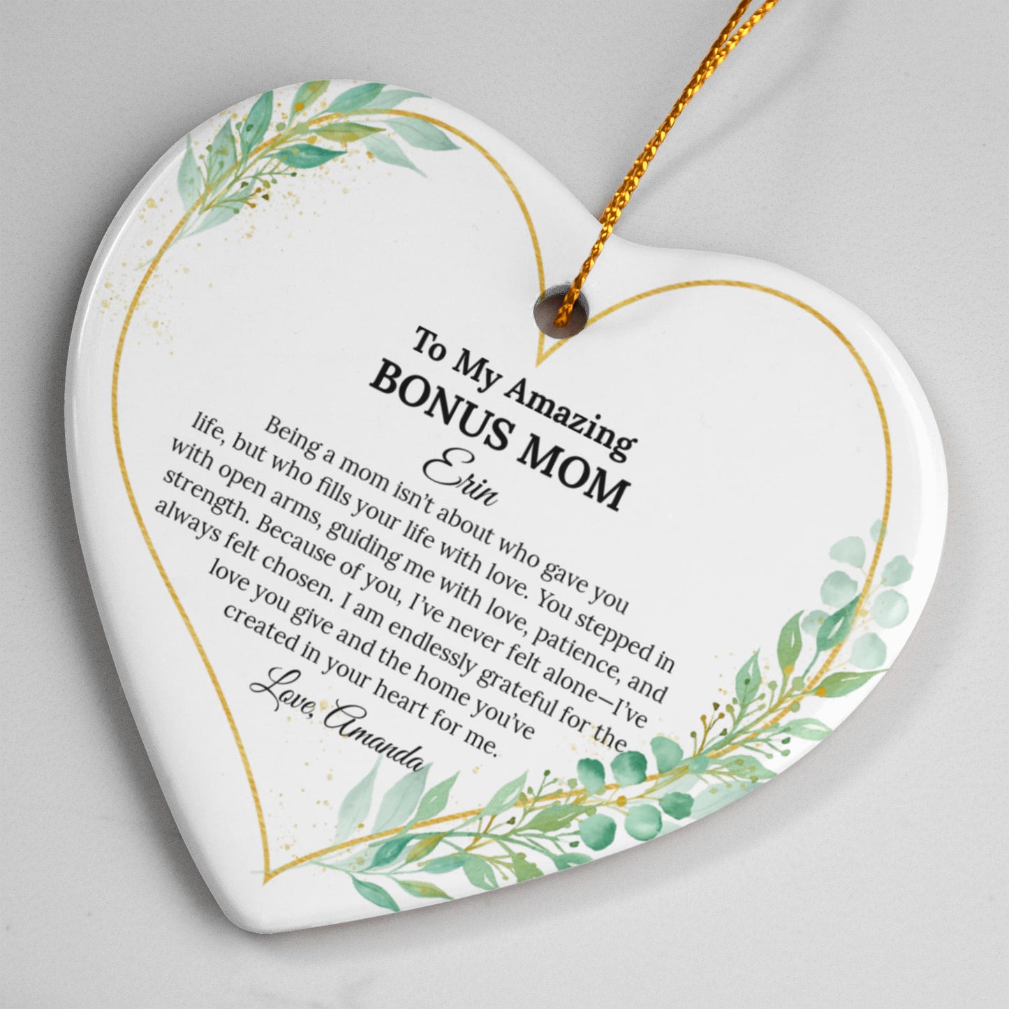 Ceramic Heart Ornament