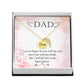 dad Memorial Necklace Angel Wing Charm-[Heartfelt Family Gift]