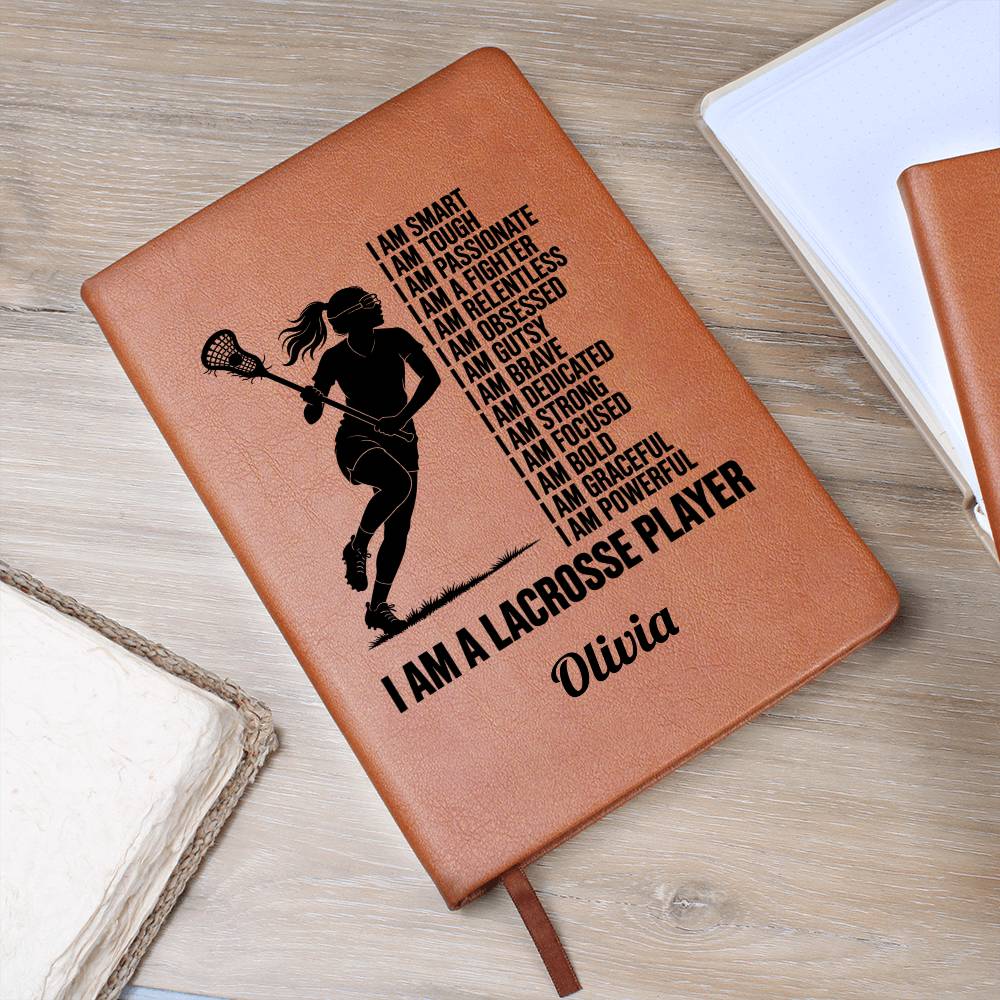 Personalized Lacrosse Player Affirmation Journal