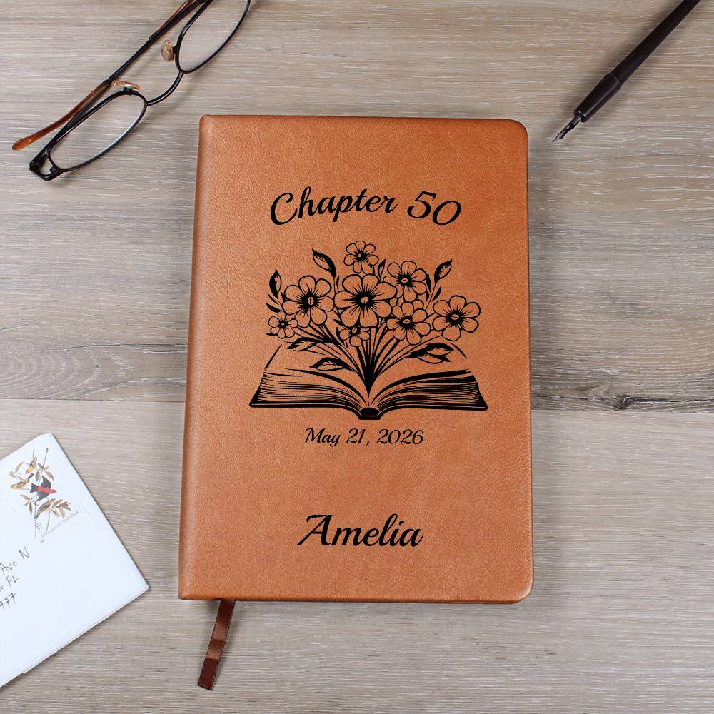 Chapter 50 Vegan Leather Birthday Journal