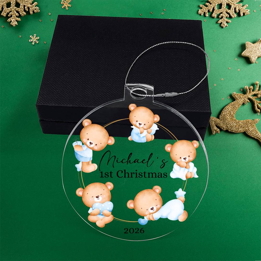 Baby's 1st Christmas Custom Ornament