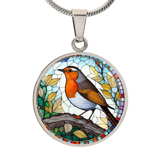 Robin Pendant Necklace in Gold or silver
