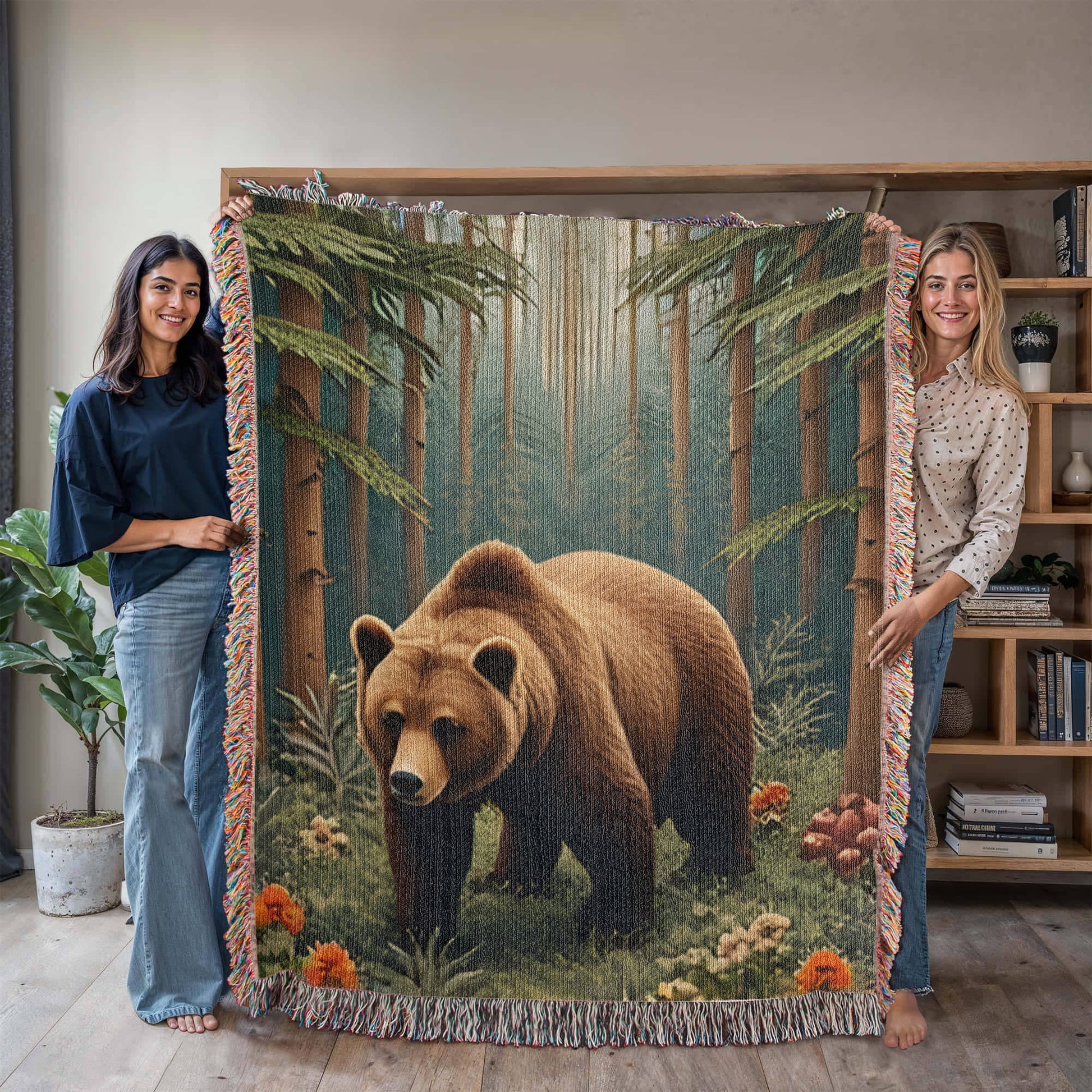 Grizzly Bear Blanket-[Heartfelt Family Gift]