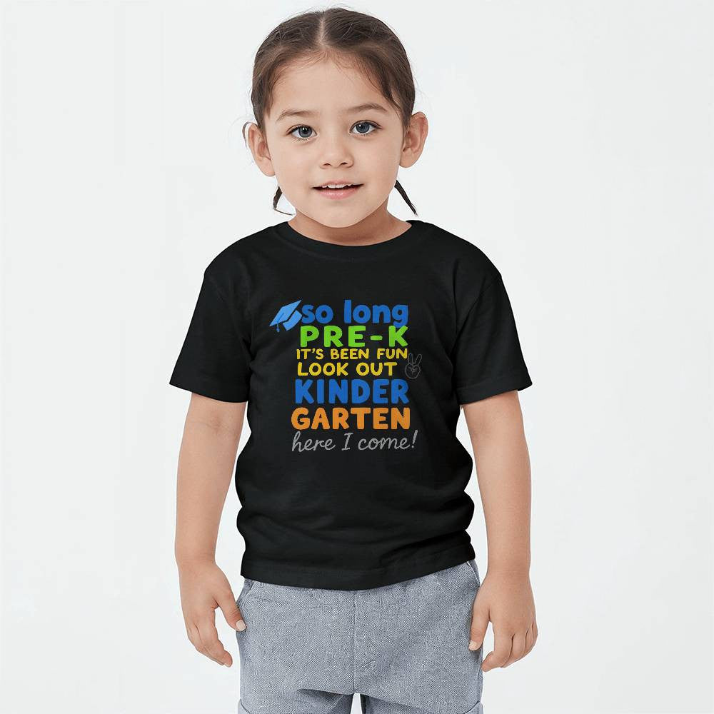 So Long Pre-K Graduation T-shirt for Child-[Heartfelt Family Gift]