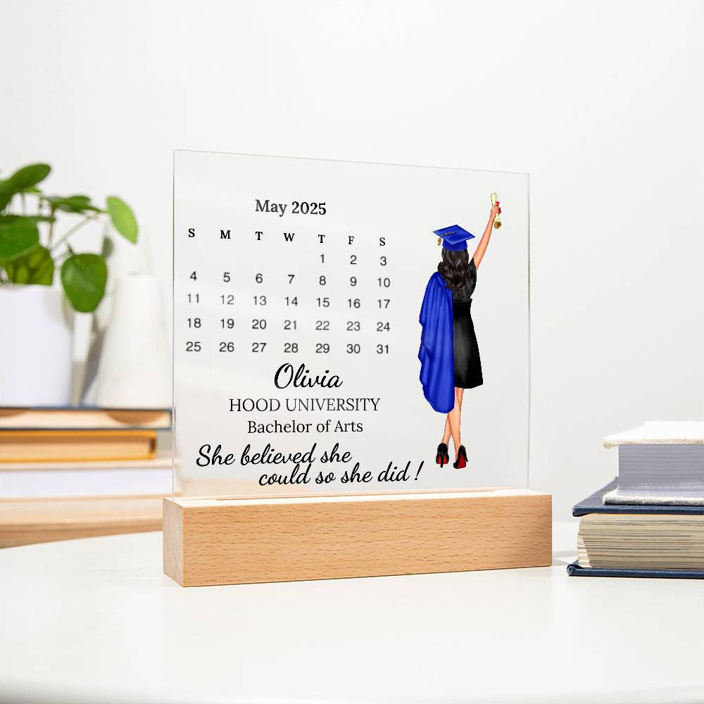Personalized Graduation Plaque for 2025 Graduate-[Heartfelt Family Gift]