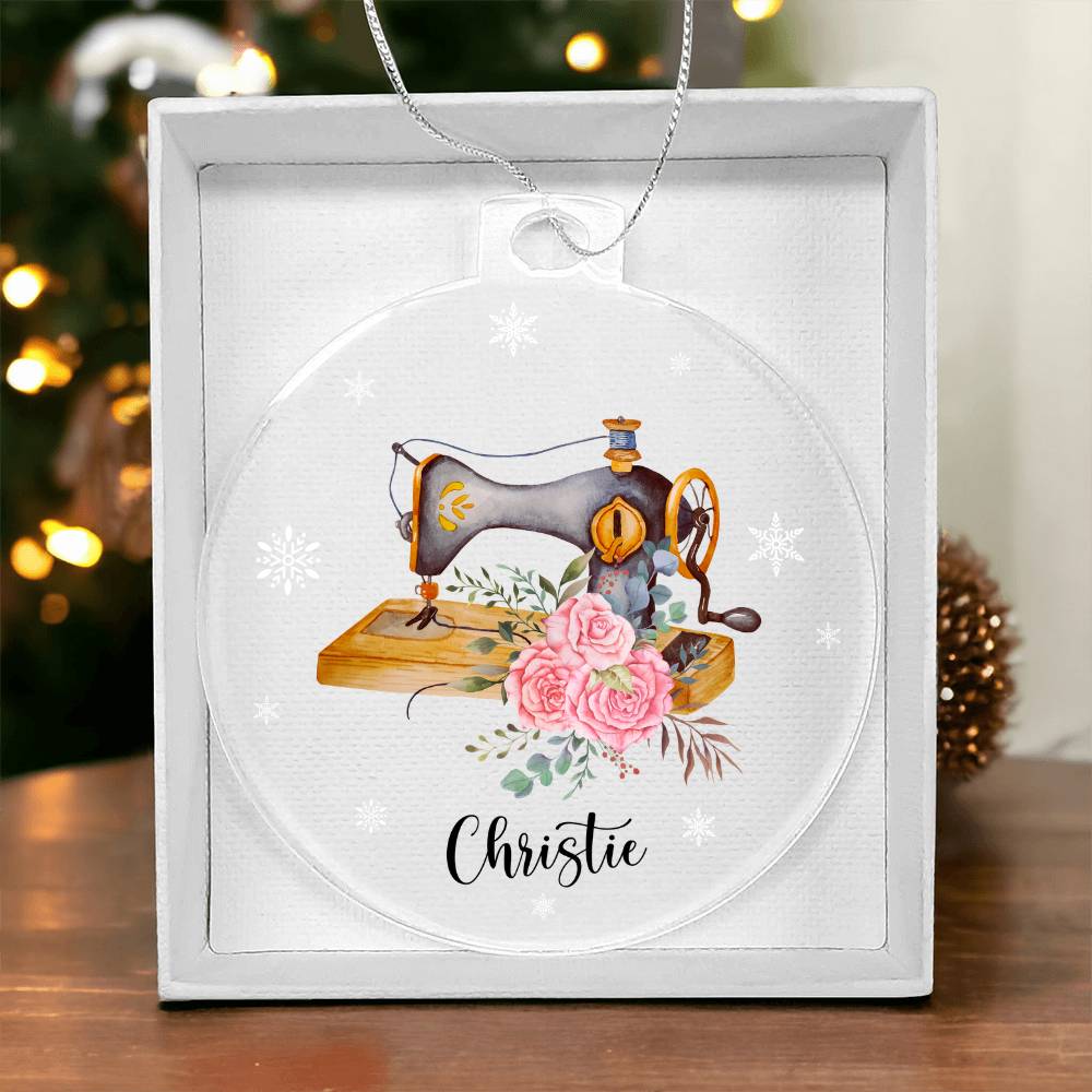 Sewing Christmas Tree Ornament