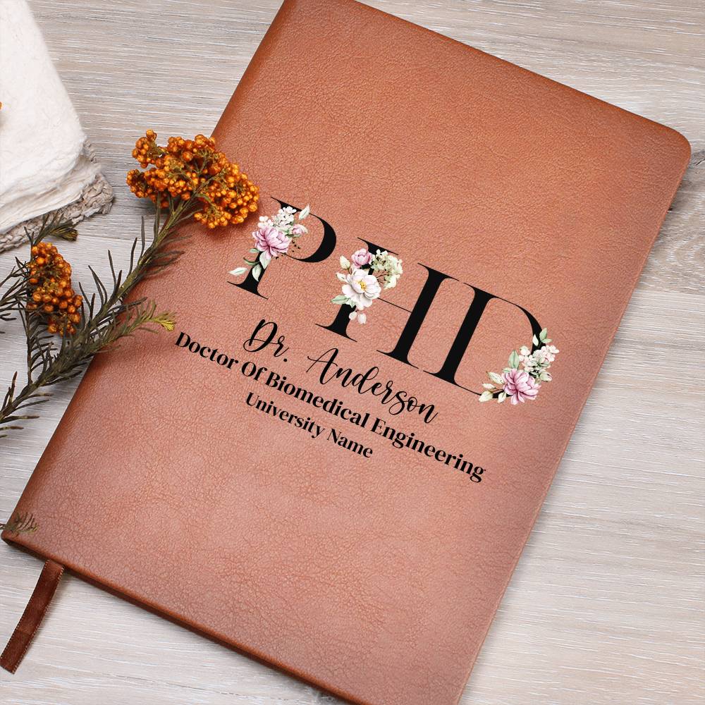 Personalized Phd Graduation Journal