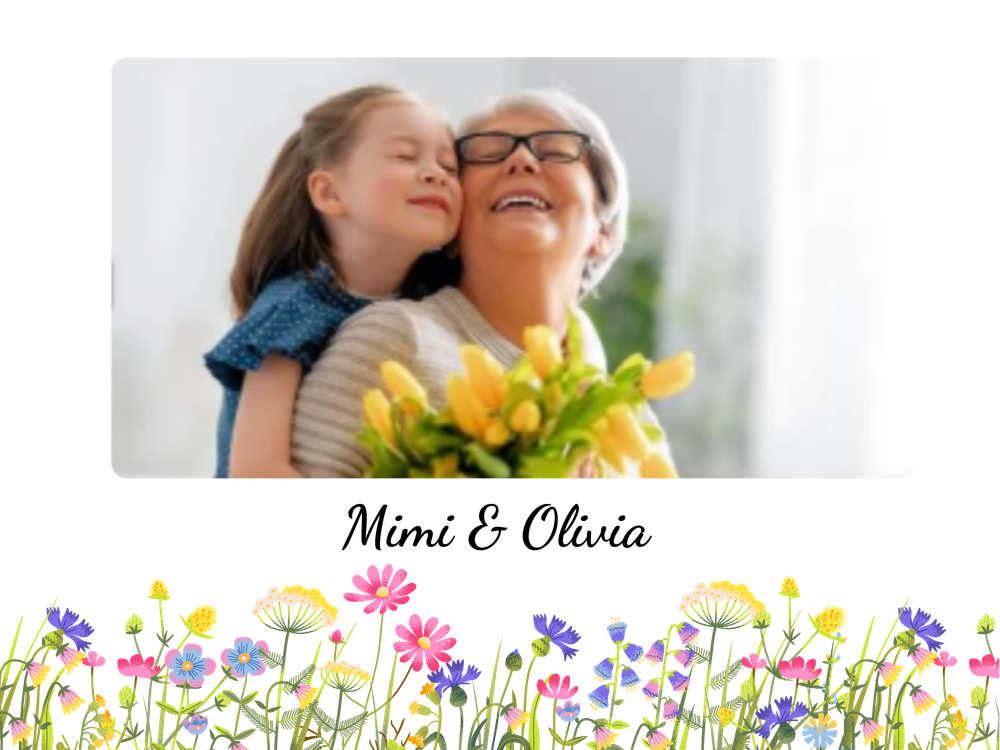 Grandma & Me Photo Acrylic Block