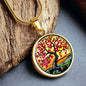 Cherry Blossom Tree Necklace with Engraving-[Heartfelt Family Gift]