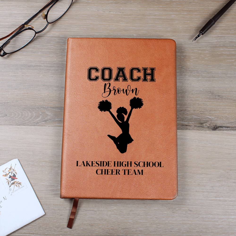 Personalized Cheer Coach Journal