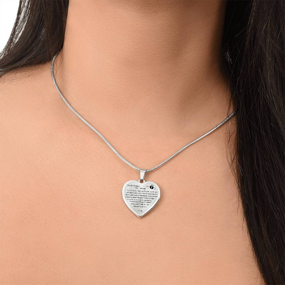MIscarriage Baby loss necklace gift for mom-[Heartfelt Family Gift]