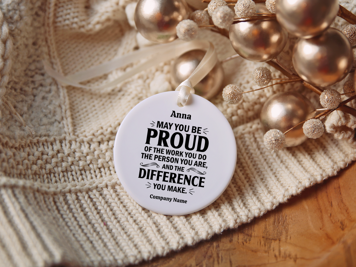 Difference Maker Employee Appriciation Ornament