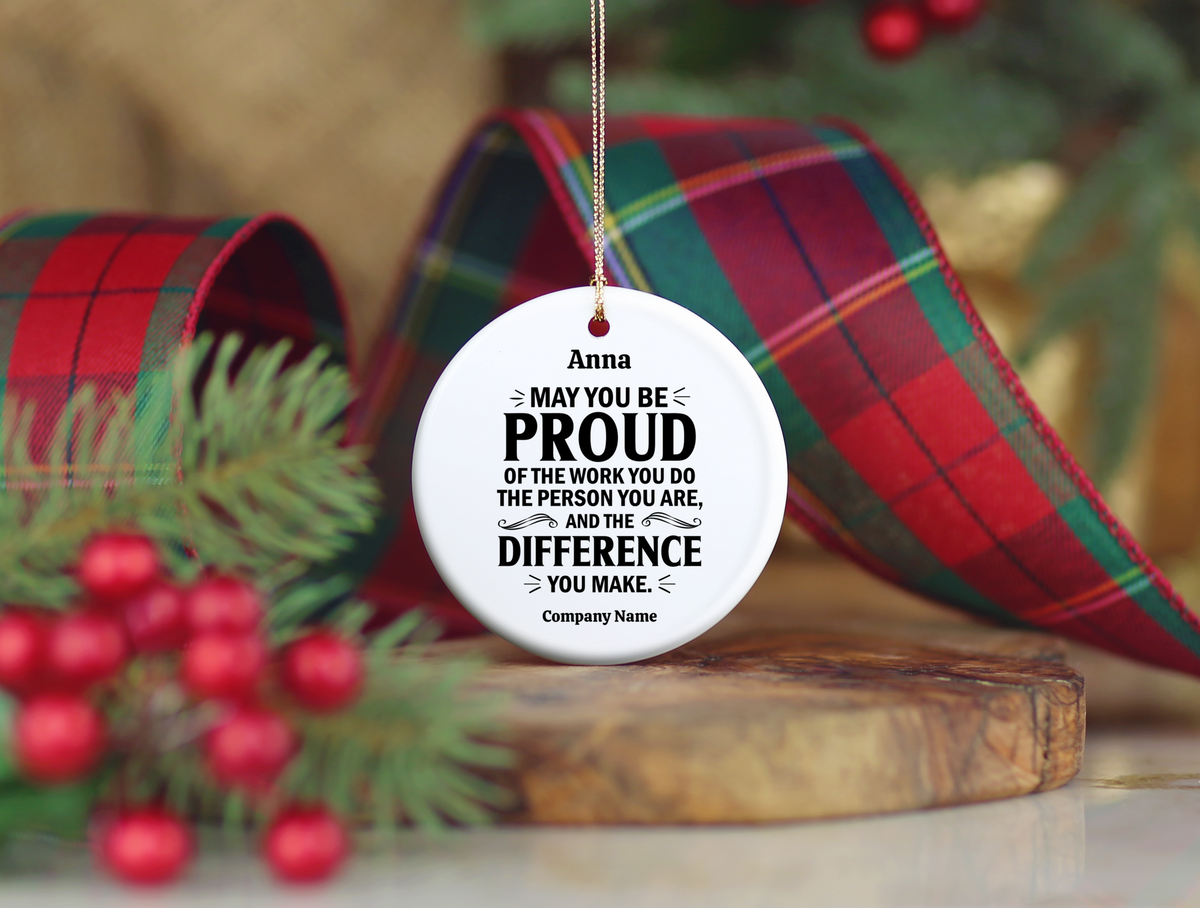 Difference Maker Employee Appriciation Ornament