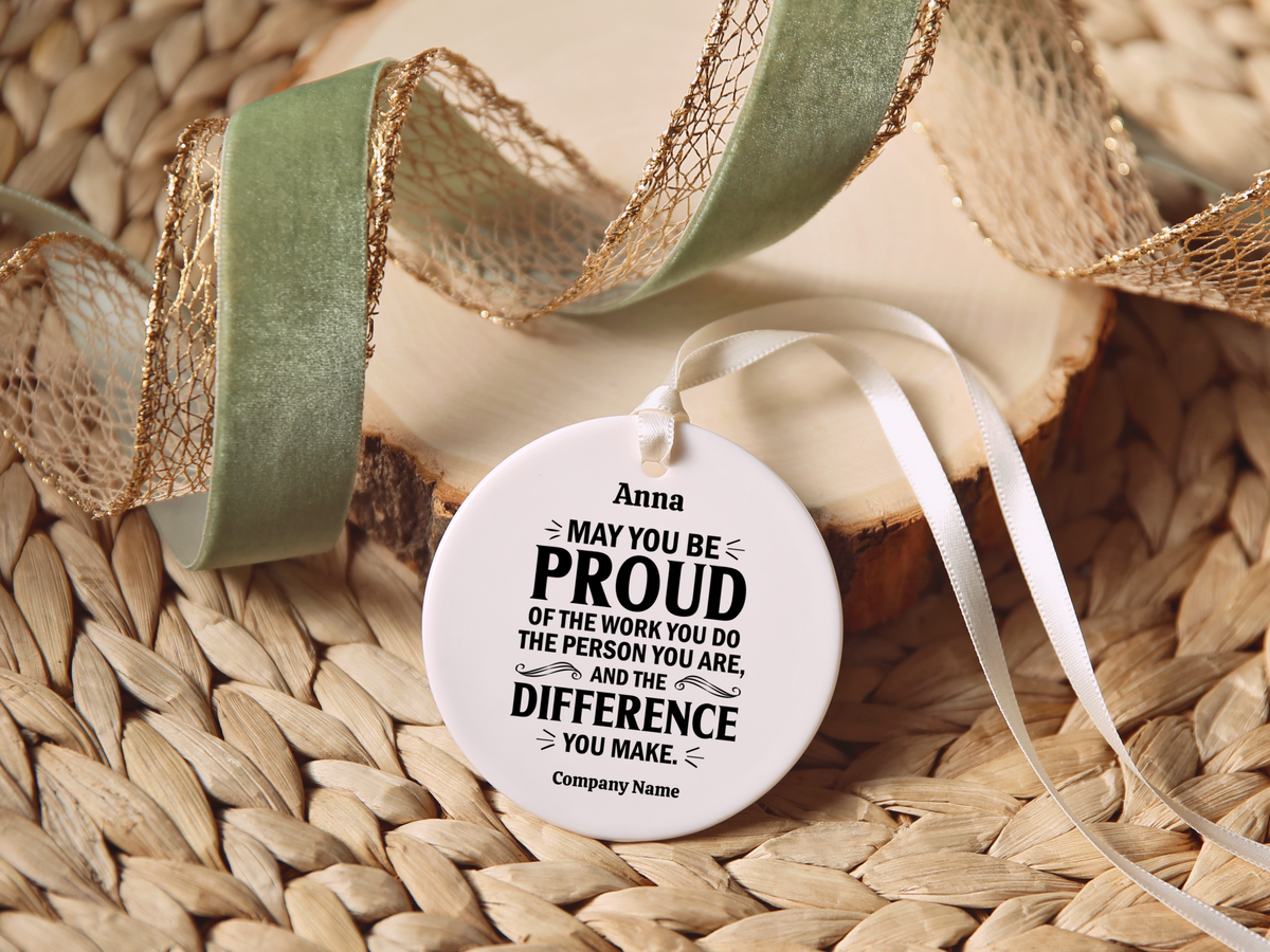 Difference Maker Employee Appriciation Ornament