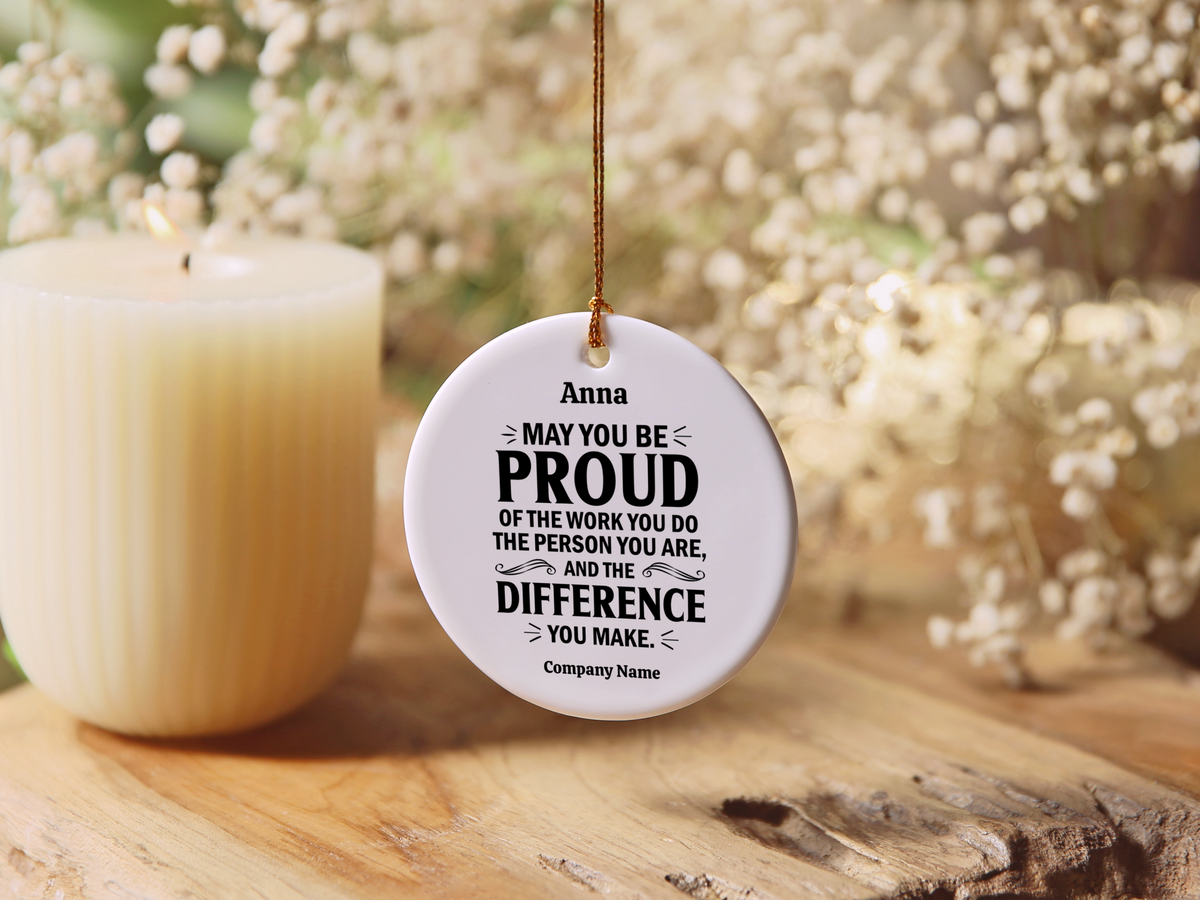Difference Maker Employee Appriciation Ornament