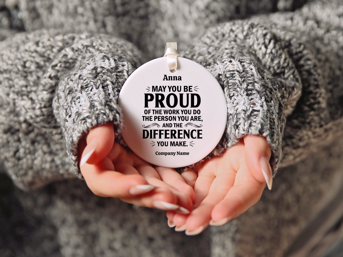 Difference Maker Employee Appriciation Ornament
