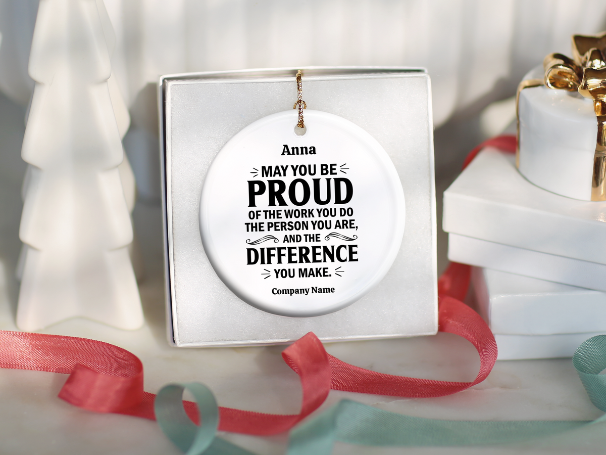 Difference Maker Employee Appriciation Ornament