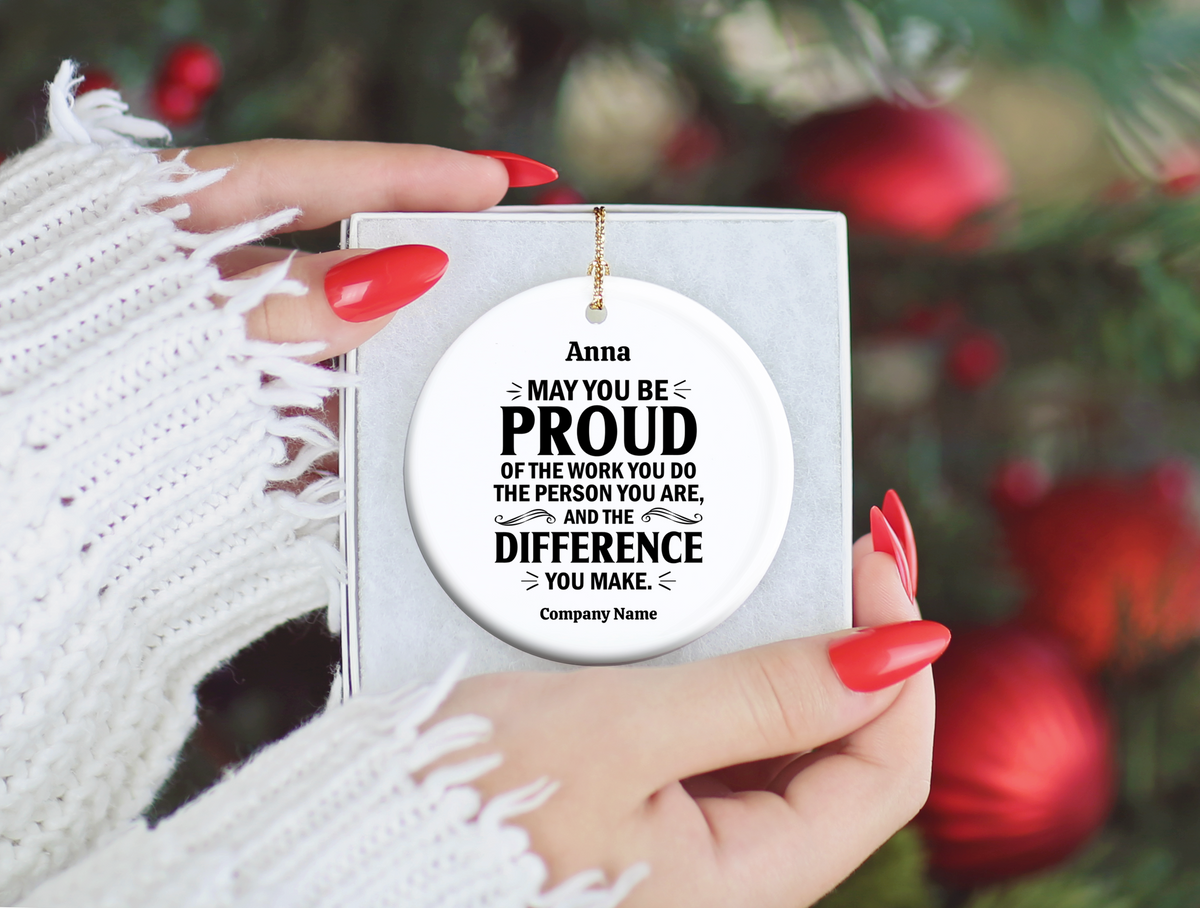 Difference Maker Employee Appriciation Ornament