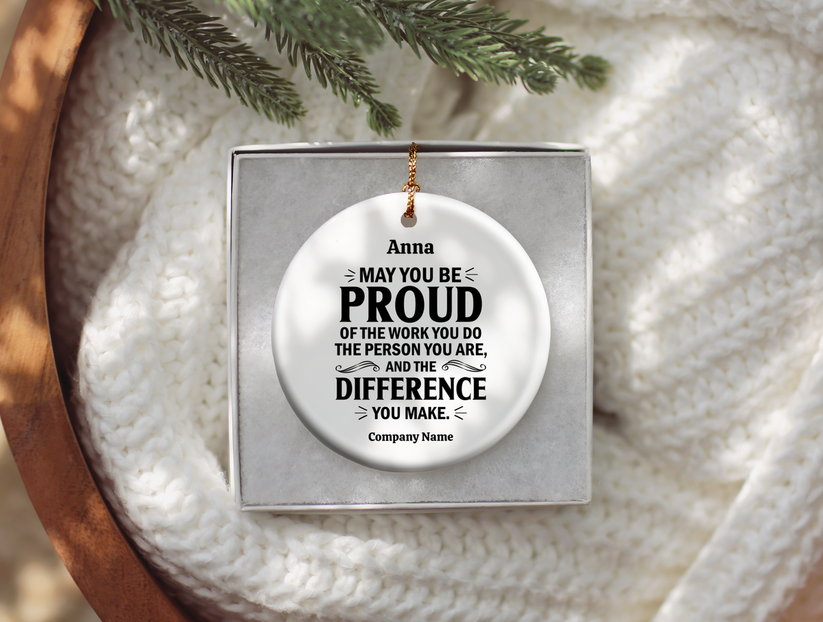 Difference Maker Employee Appriciation Ornament