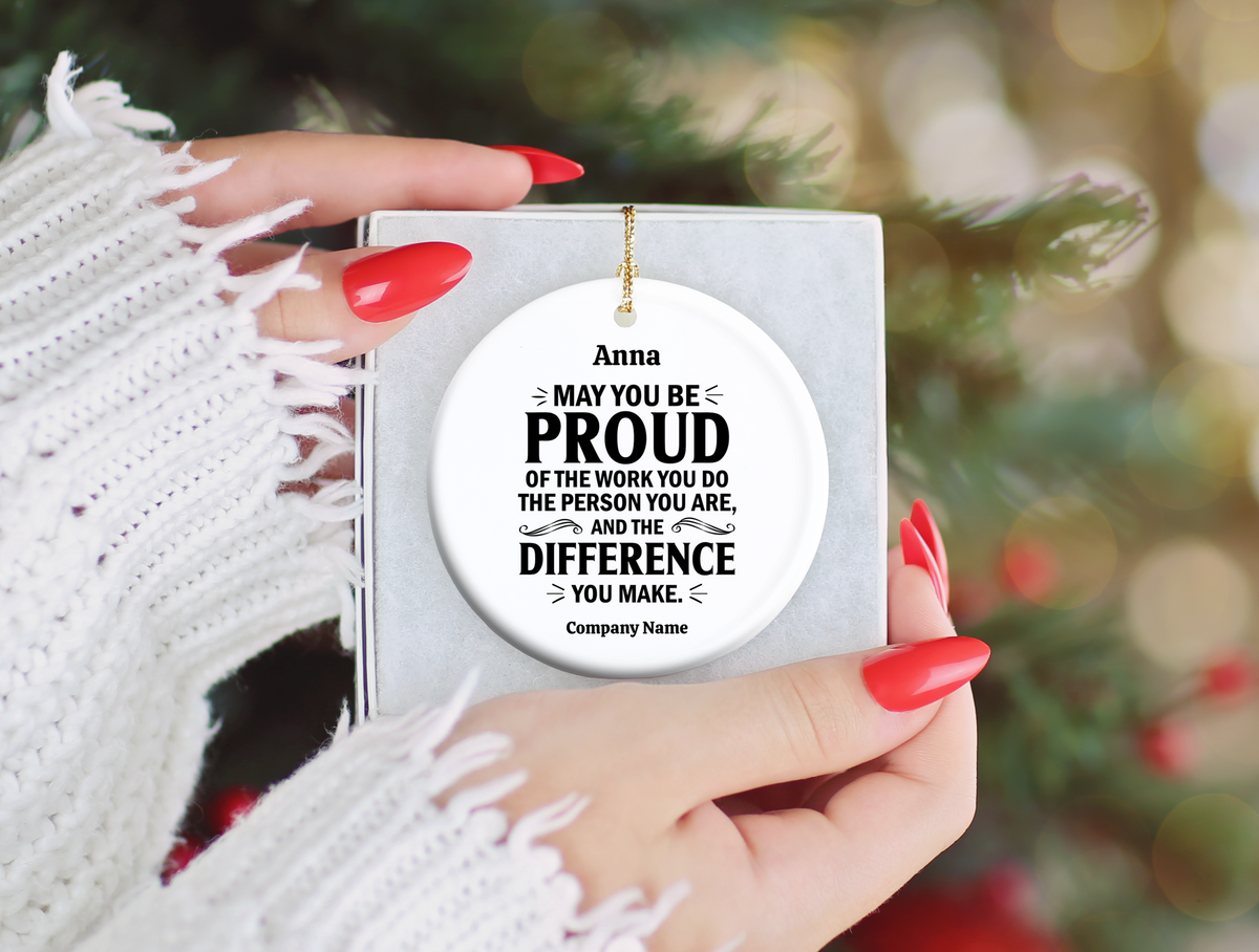 Difference Maker Employee Appriciation Ornament
