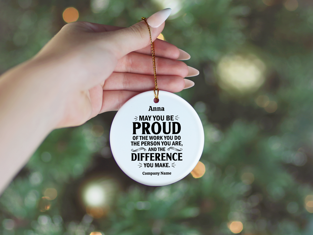 Difference Maker Employee Appriciation Ornament