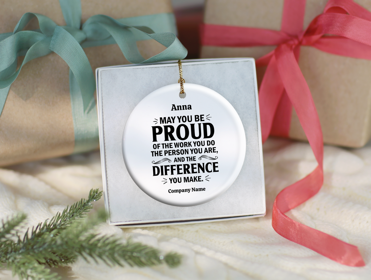 Difference Maker Employee Appriciation Ornament