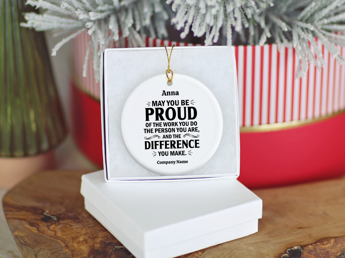 Difference Maker Employee Appriciation Ornament