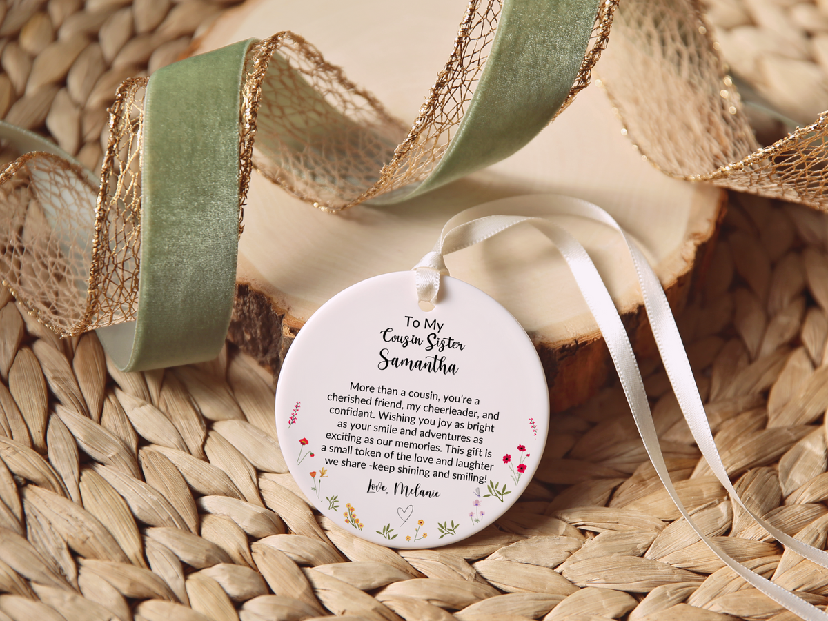 Cousin Sister Christmas Ornament