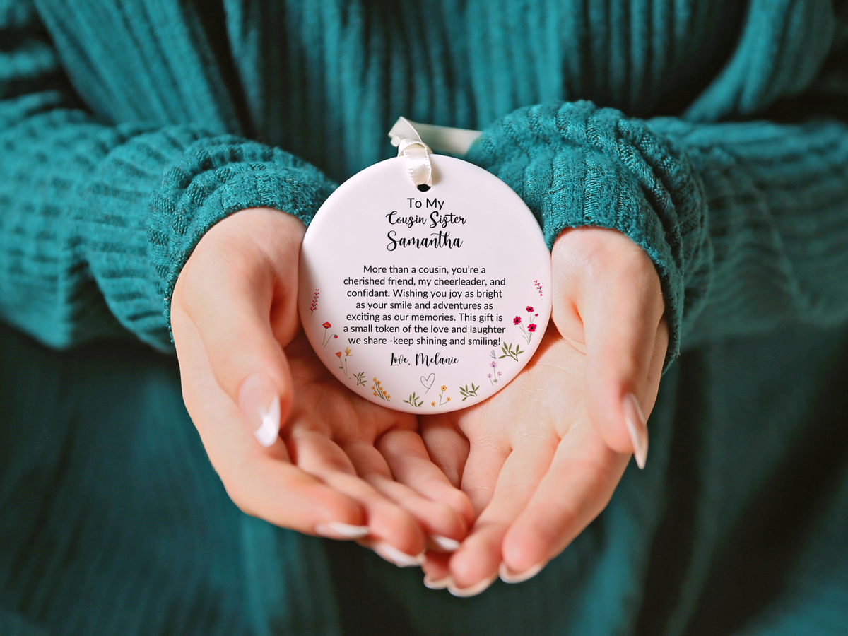 Cousin Sister Christmas Ornament