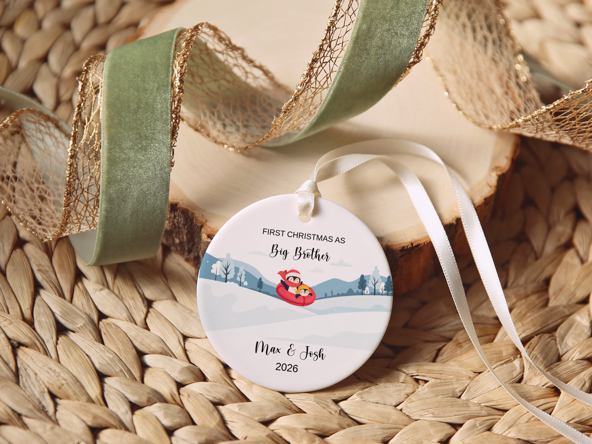1st Christmas As Big Brother Ornament