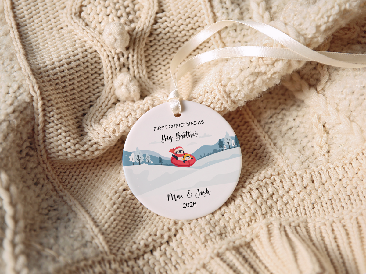 1st Christmas As Big Brother Ornament