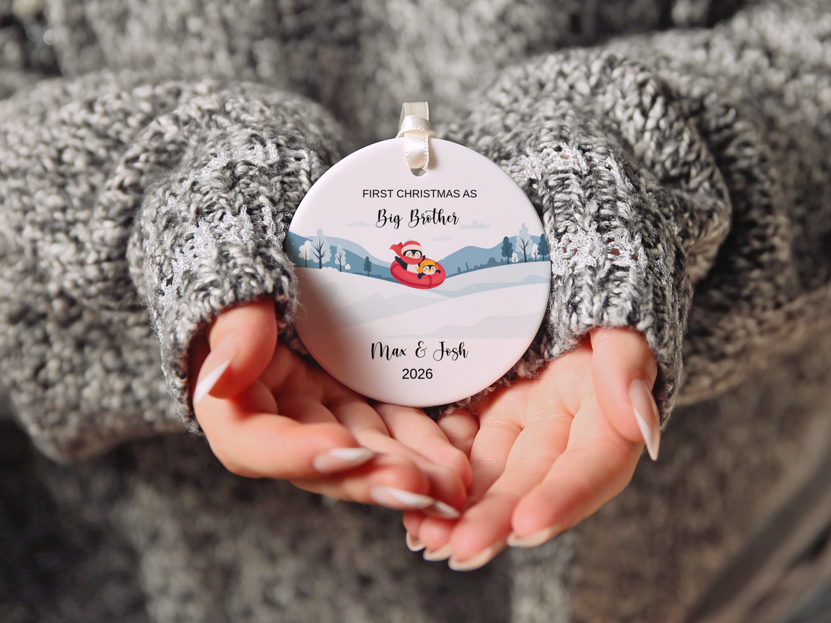 1st Christmas As Big Brother Ornament