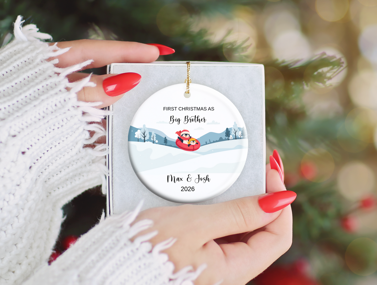1st Christmas As Big Brother Ornament