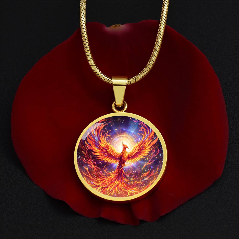 Rising Phoenix Pendant Necklace