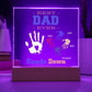 Best Dad Ever Hands Down with Childrens Names-[Heartfelt Family Gift]