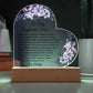 Boyfriends Mom Acrylic Heart Plaque-[Heartfelt Family Gift]