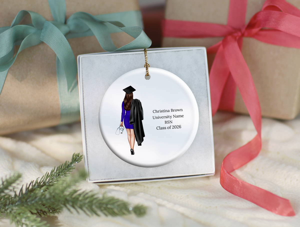 Nursing Graduation Christmas Ornament
