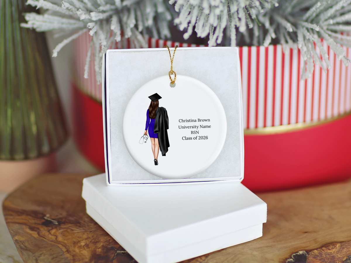 Nursing Graduation Christmas Ornament