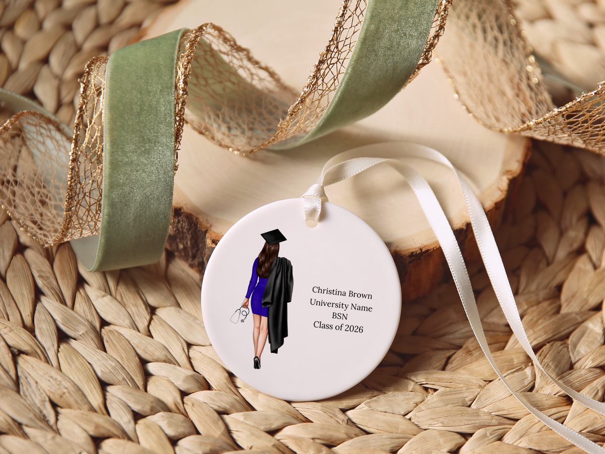 Nursing Graduation Christmas Ornament